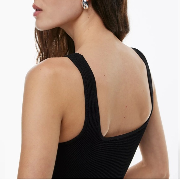 Aritzia Babaton Black Sculpt Knit Tank - Picture 2 of 5